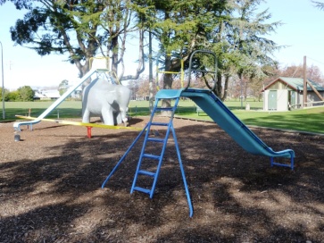Elephant slide and small slide