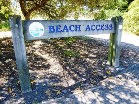 Beach access...